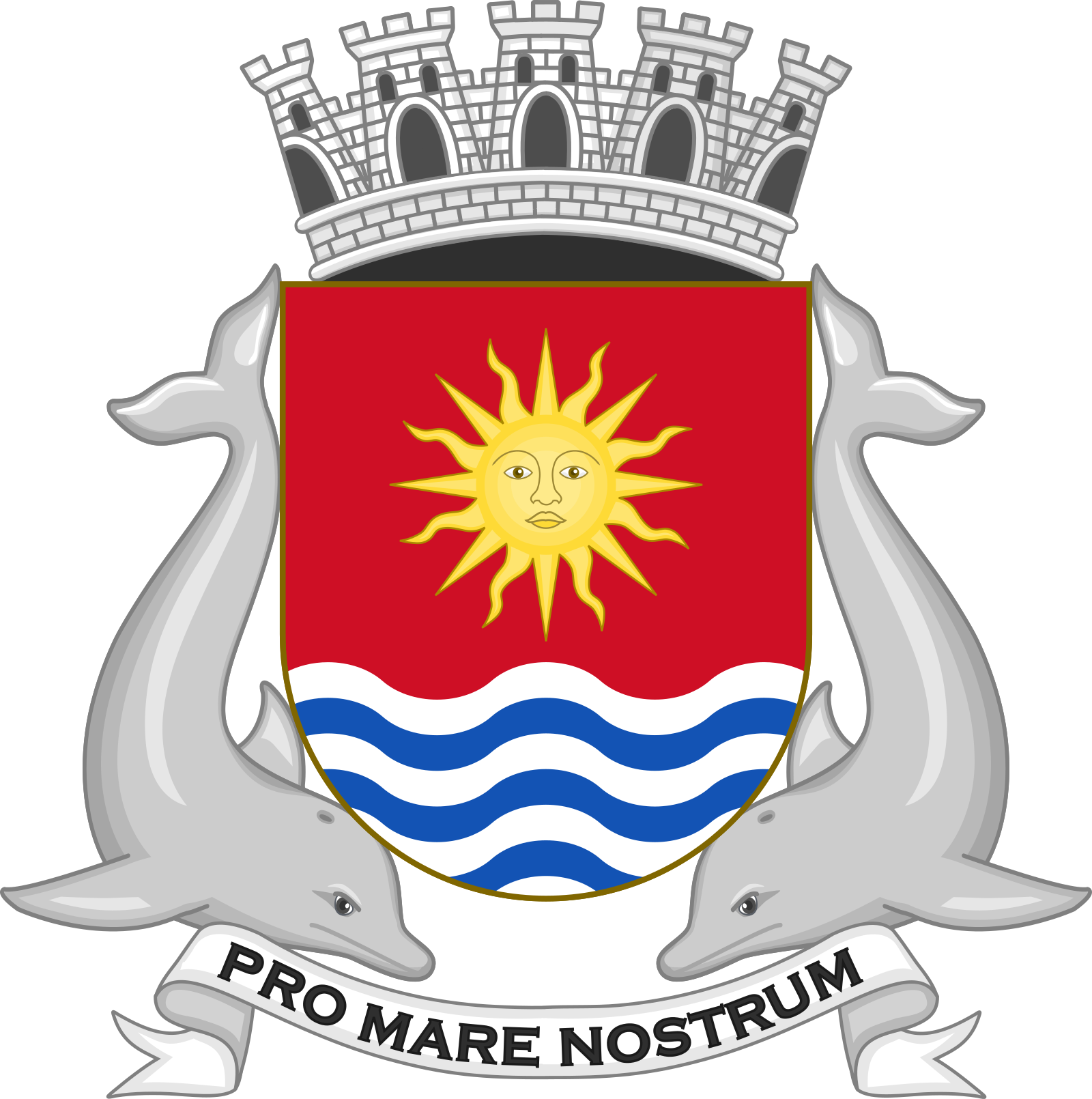 Brasão oficial de Guarujá (SP)